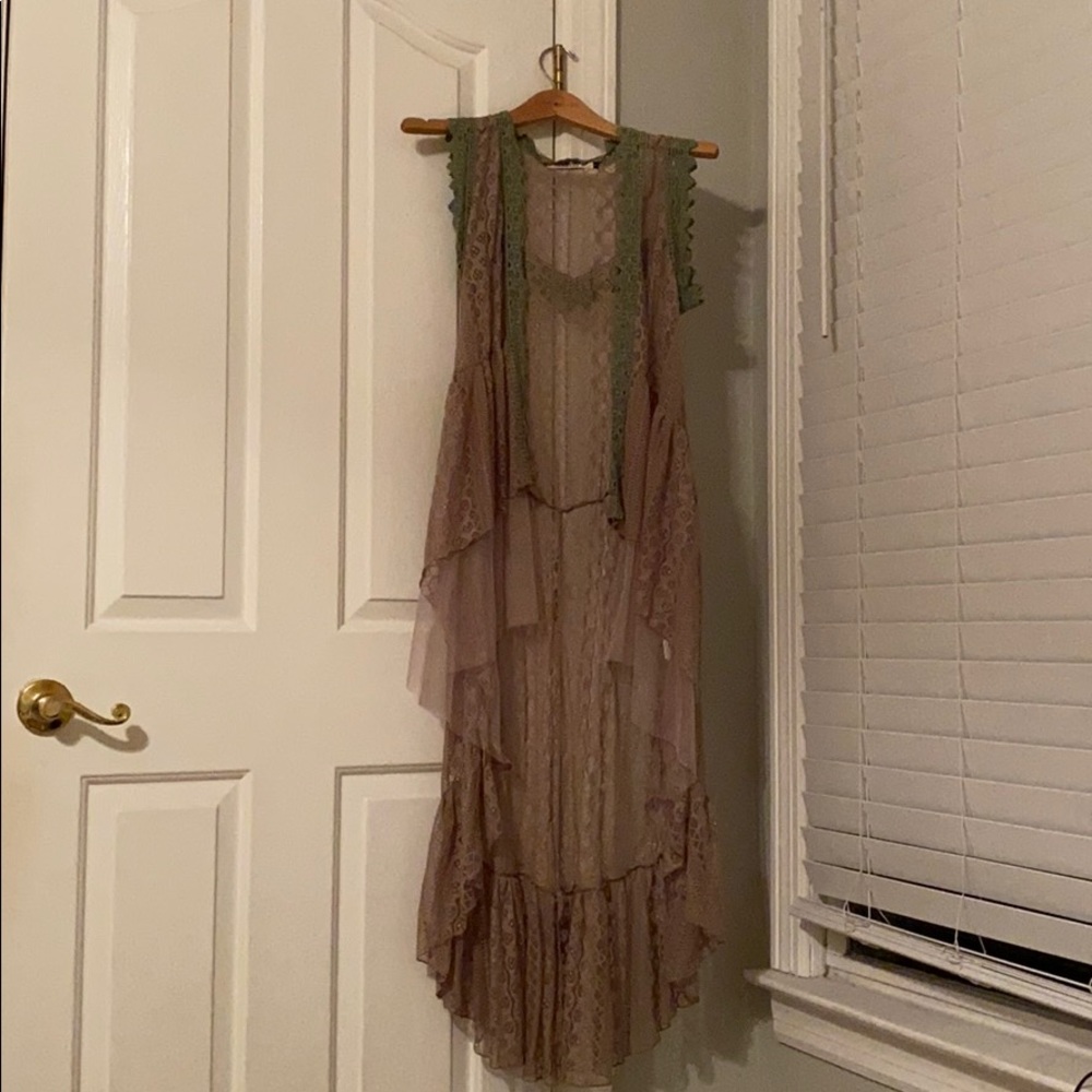 lace cardigan type thing